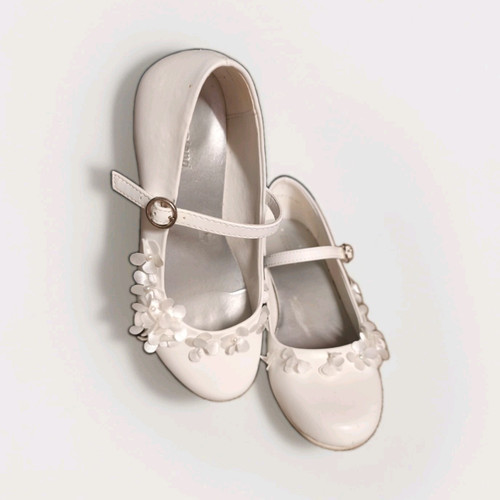 Mädchen ballerina flach weiß - ballerina,
