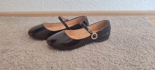 Ballerinas schwarz lack - ballerinas, lack-optik