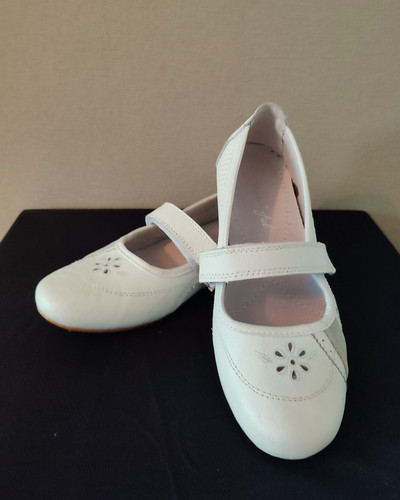 Weiße leder mary janes - leder-mary-janes, /