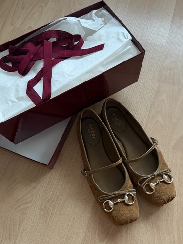 Gucci damen ballerinas - ballerinas, braun